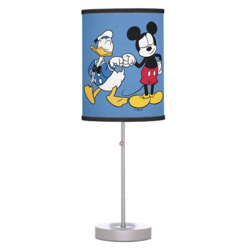 Donald Duck  Mickey Fist Bump Table Lamp
