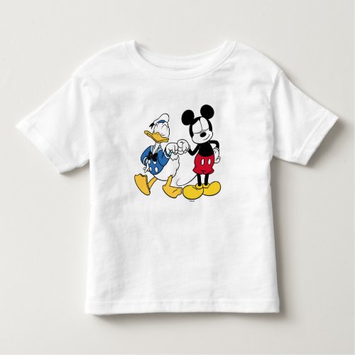 Donald Duck  Mickey Fist Bump Toddler T_shirt