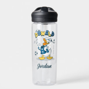 Donald Duck   Oh Boy! Oh Boy! Luck   Add Your Name Water Bottle