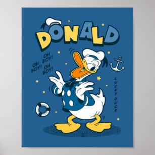 Cute Cartoon Duck Posters & Prints | Zazzle