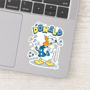 Donald Duck Oh Boy! Oh Boy! Lucky Duck Sticker
