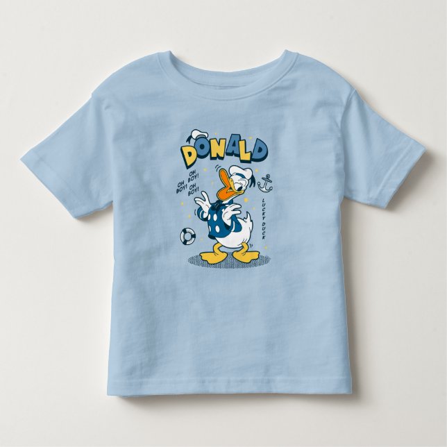 Donald Duck | Oh Boy! Oh Boy! Lucky Duck Toddler T-shirt (Front)