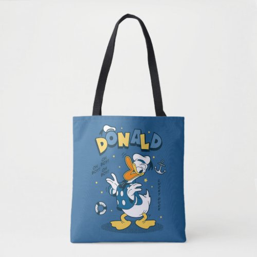 Donald Duck  Oh Boy Oh Boy Lucky Duck Tote Bag