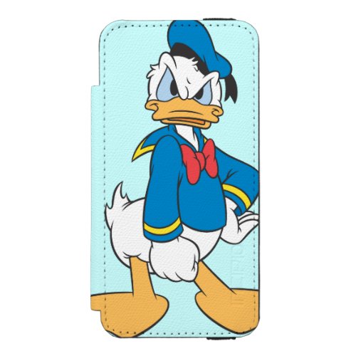 Donald Duck  One Hand on Hip Wallet Case For iPhone SE55s