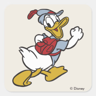 Donald Duck Outdoor Donald Square Sticker