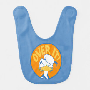 Donald Duck Over It! Baby Bib
