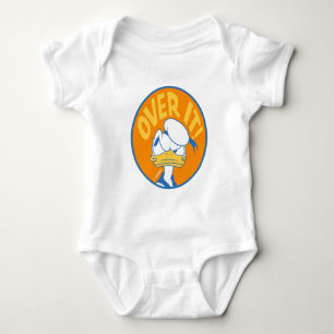 Donald Duck Over It! Baby Bodysuit