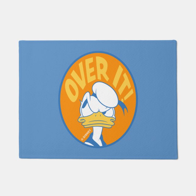 Donald Duck Over It! Doormat (Front)