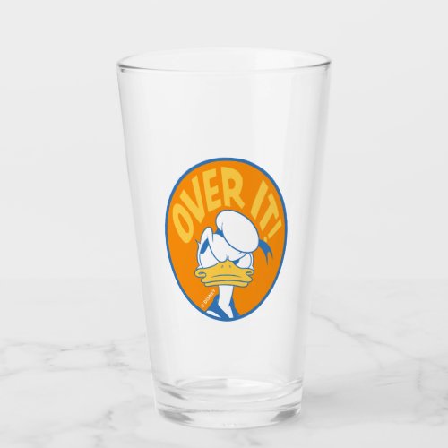 Donald Duck Over It Glass