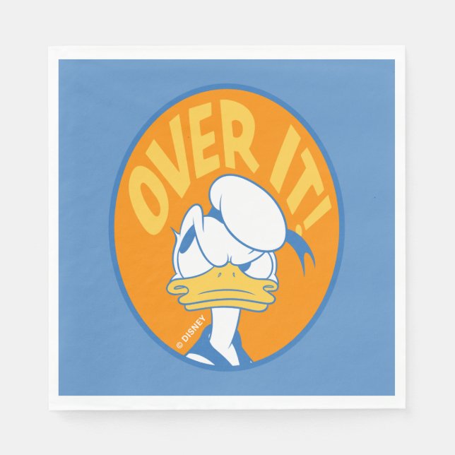 Donald Duck Over It! Napkins (Front)