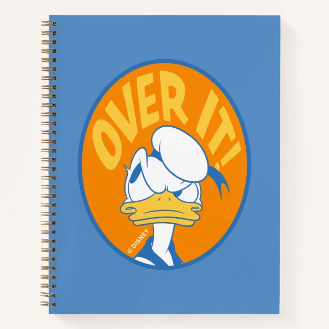 Donald Duck Over It! Notebook (Front)
