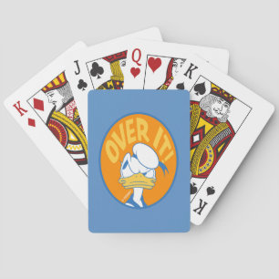 Donald Duck Over It! Playing Cards