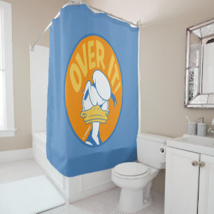 Donald Duck Over It! Shower Curtain