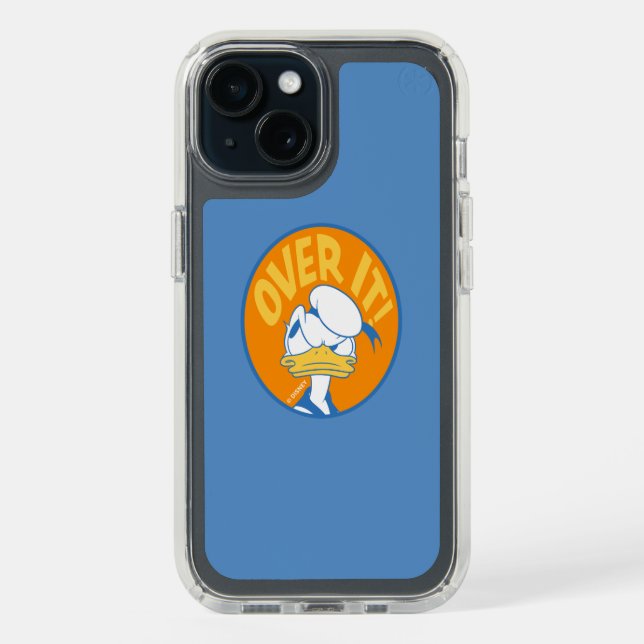Donald Duck Over It! Speck iPhone Case (Front (Black))