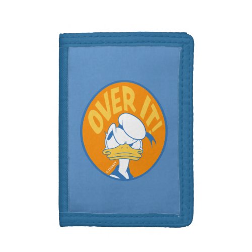 Donald Duck Over It Trifold Wallet