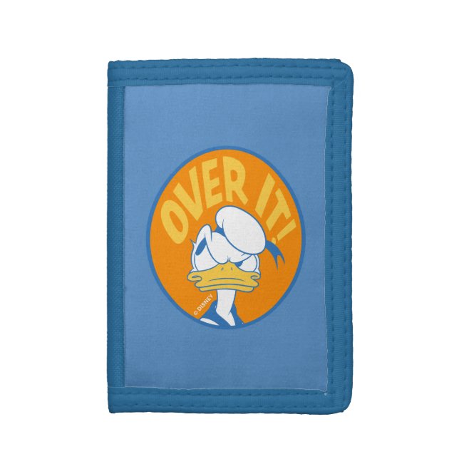 Donald Duck Over It! Trifold Wallet (Front Vertical)