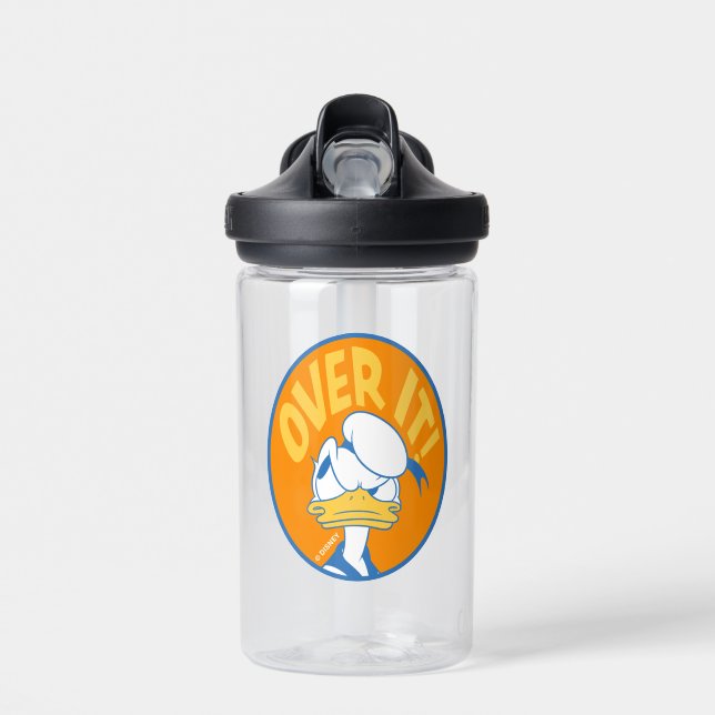 Donald Duck Over It! Water Bottle (Front)