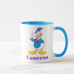 Donald Duck Peace Sign Mug