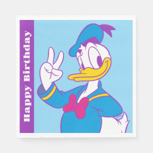 Donald Duck Peace Sign Napkins