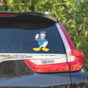 Donald Duck Peace Sign Sticker