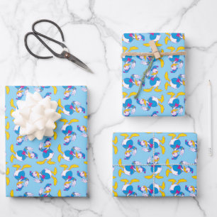 Donald Duck Peace Sign Wrapping Paper Sheets