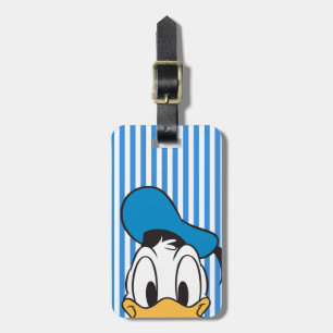 Donald Duck Peek-a-Boo Luggage Tag
