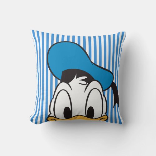 Donald Duck  Peek_a_Boo Throw Pillow