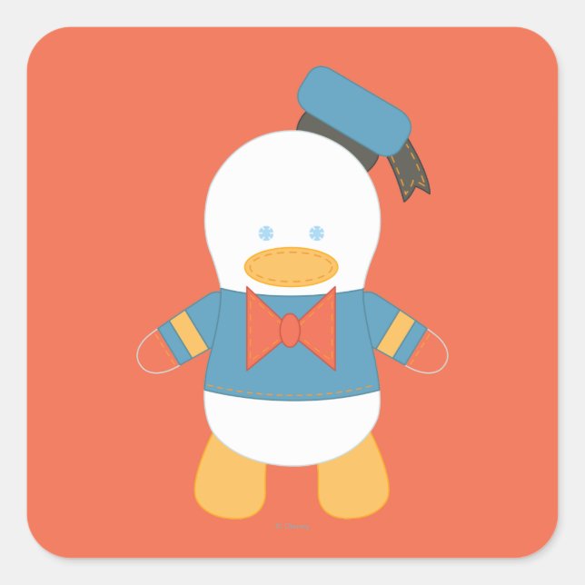 Donald Duck | Pook-a-Looz Square Sticker (Front)