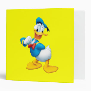 Donald Duck Posing Binder