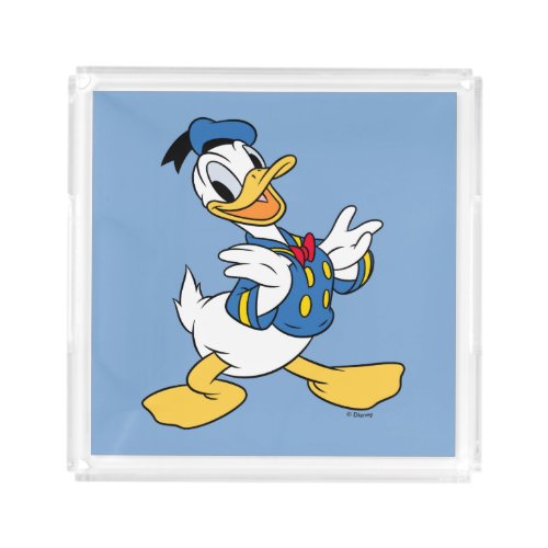 Donald Duck  Proud Pose Acrylic Tray