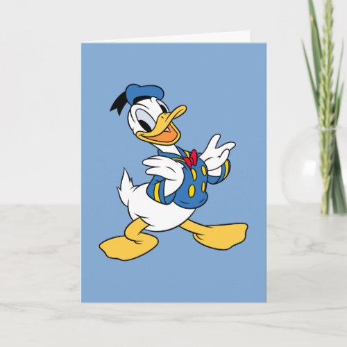 Donald Duck  Proud Pose Card