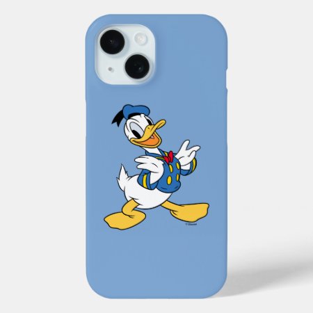 Donald Duck | Proud Pose Iphone 15 Case