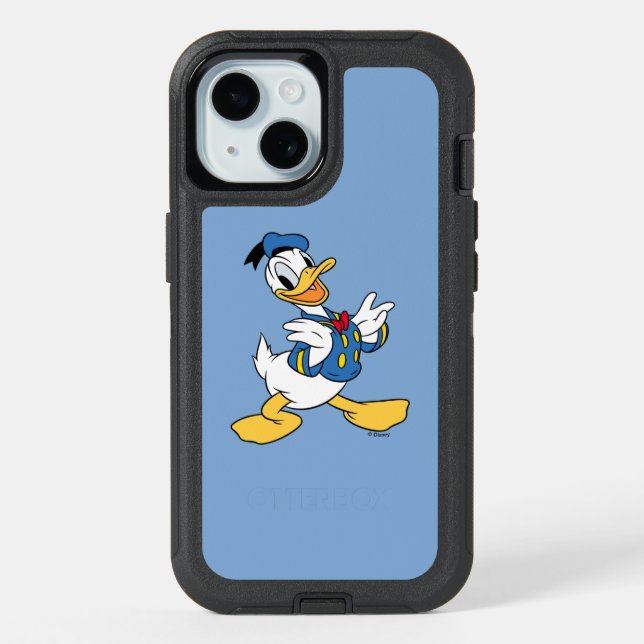 Donald Duck | Proud Pose iPhone 15 Case (Back)