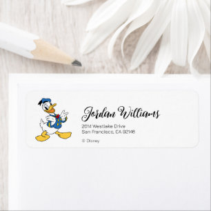 Donald Duck   Proud Pose Label