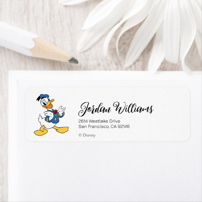 Donald Duck | Proud Pose Label (Insitu)