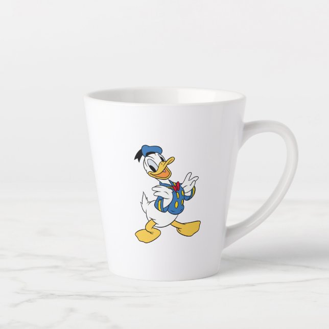 Donald Duck | Proud Pose Latte Mug (Right)