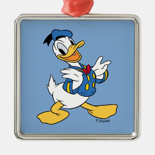 Donald Duck  Proud Pose Metal Ornament