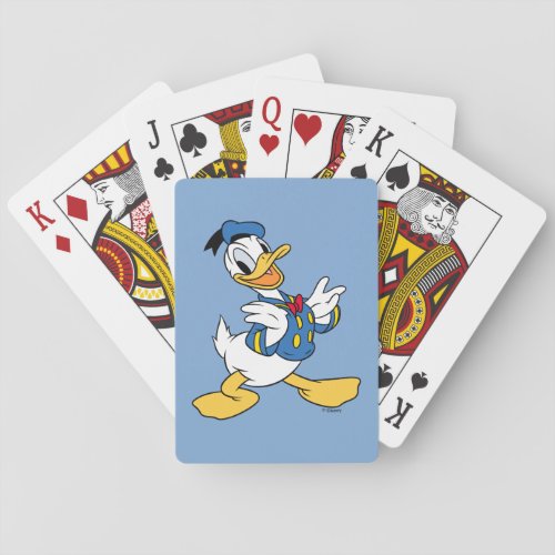 Donald Duck  Proud Pose Poker Cards