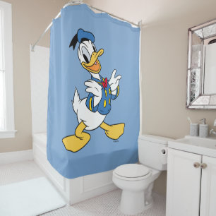 Donald Duck   Proud Pose Shower Curtain