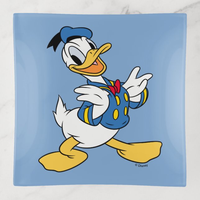 Donald Duck | Proud Pose Trinket Tray (Front)