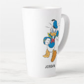 Donald Duck | Running Latte Mug (Right Angle)