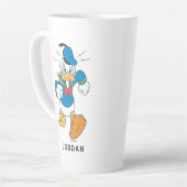 Donald Duck | Running Latte Mug (Left Angle)