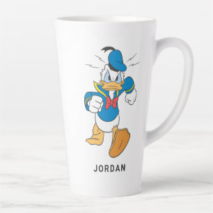 Donald Duck Running Latte Mug