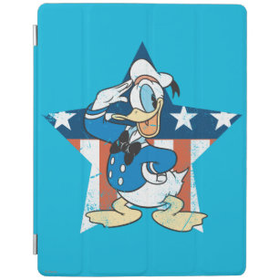 Donald Duck   Salute with Patriotic Star iPad Smart Cover