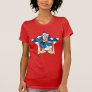 Donald Duck | Salute with Patriotic Star T-Shirt
