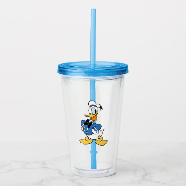 Donald Duck Smile Acrylic Tumbler (Front)