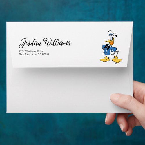 Donald Duck Smile Envelope