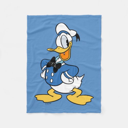 Donald Duck Smile Fleece Blanket
