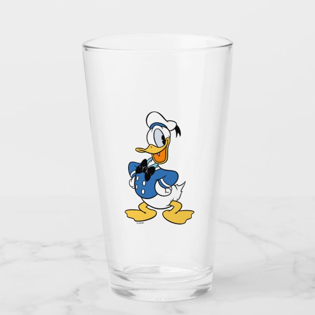 Donald Duck Smile Glass (Front)