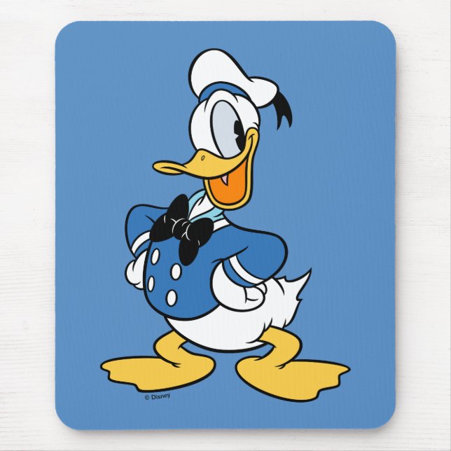 Donald Duck Smile Mouse Pad (Front)